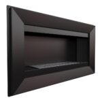 Biokominek Charlie Czarny Kratki