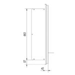 Biokominek Charlie 2 Czarny Kratki