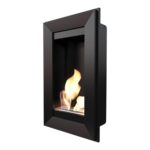 Biokominek Charlie 2 Czarny Kratki