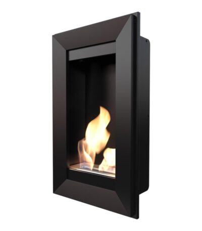 Biokominek Charlie 2 Czarny Kratki