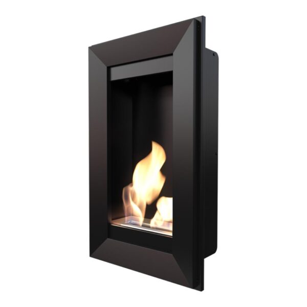 Biokominek Charlie 2 Czarny Kratki