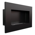 Biokominek wiszący Delta Czarny Kratki