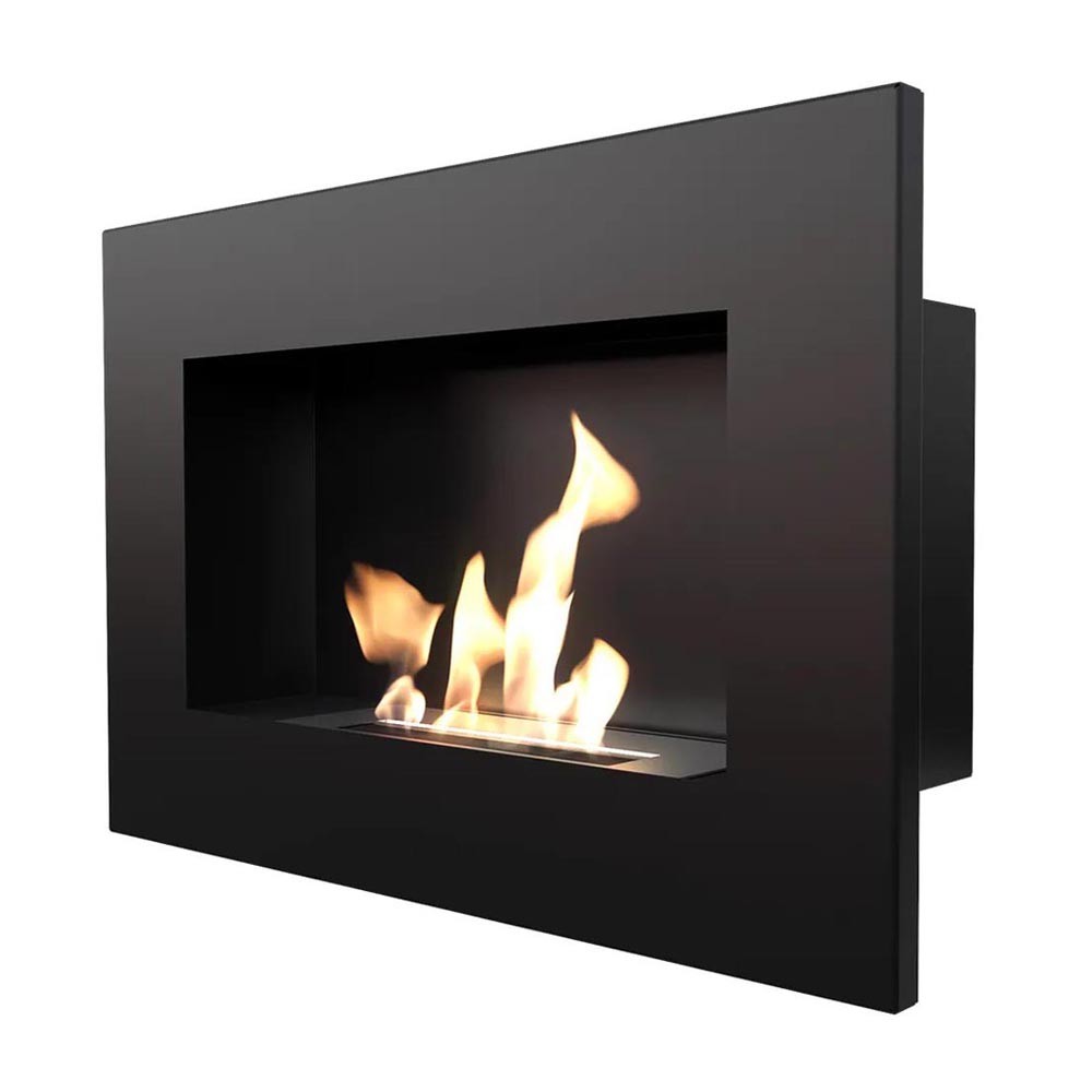 Biokominek wiszący Delta Czarny Kratki Biokominek wiszący Delta Czarny Kratki