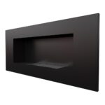 Biokominek Delta 2 Czarny Kratki