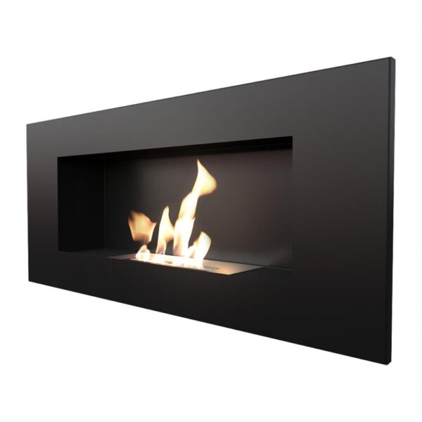 Biokominek Delta 2 Czarny Kratki