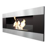 Biokominek Delta 2 Horizontal z szybą Kratki