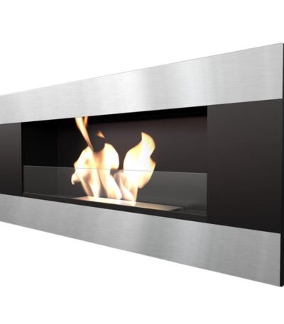 Biokominek Delta 2 Horizontal z szybą Kratki