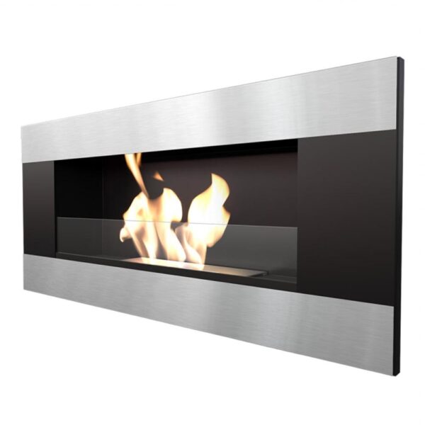 Biokominek Delta 2 Horizontal z szybą Kratki