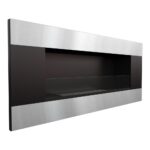 Biokominek Delta 2 Horizontal z szybą Kratki