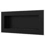 Biokominek Delta 2 Slim Czarny Kratki