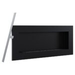 Biokominek Delta 2 Slim Czarny Kratki