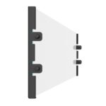 Szyba ochronna do biokominka Delta 2 Slim Kratki