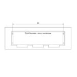 Biokominek Delta 3 Czarny Kratki