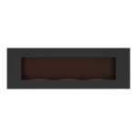 Biokominek Delta 3 Czarny Kratki