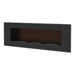 Biokominek Delta 3 Czarny Kratki