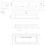 Biokominek Delta 3 Czarny Kratki