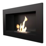 Biokominek Golf Czarny Kratki