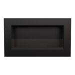 Biokominek Golf Czarny z szybą Kratki