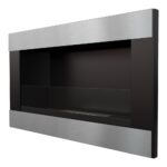 Biokominek Golf Horizontal z szybą Kratki