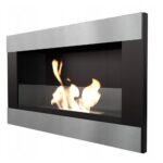 Biokominek Golf Horizontal z szybą Kratki