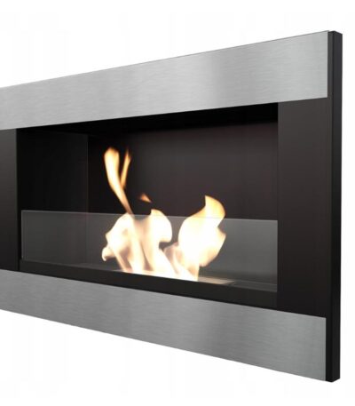 Biokominek Golf Horizontal z szybą Kratki