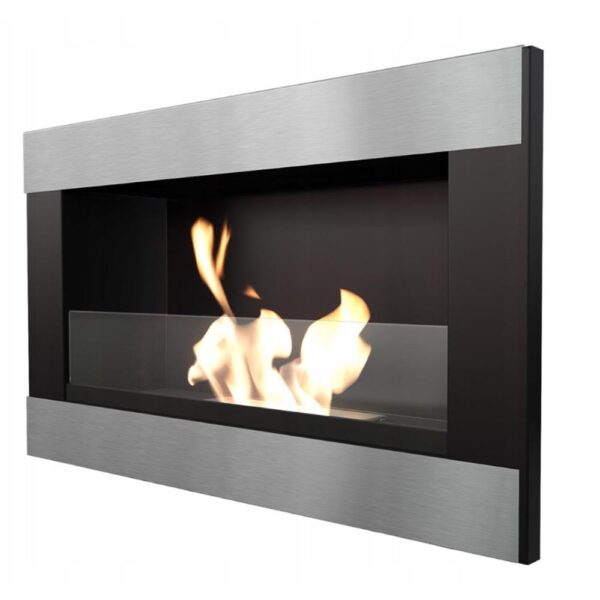 Biokominek Golf Horizontal z szybą Kratki