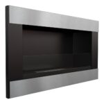 Biokominek Golf Horizontal z szybą Kratki