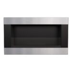 Biokominek Golf Horizontal z szybą Kratki