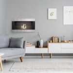 Biokominek Golf Horizontal z szybą Kratki