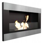 Biokominek Golf Horizontal z szybą Kratki