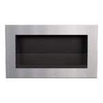 Biokominek Golf Szlif z szybą Kratki