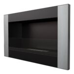 Biokominek Golf Vertical z szybą Kratki