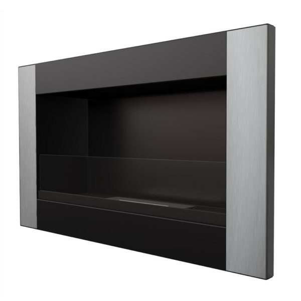 Biokominek Golf Vertical z szybą Kratki