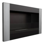 Biokominek Golf Vertical z szybą Kratki