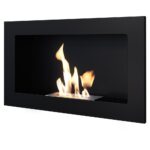 Biokominek Golf 2 Slim Czarny Kratki