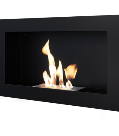 Biokominek Golf 2 Slim Czarny Kratki