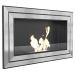 Biokominek Juliet 1100 z szybą Kratki