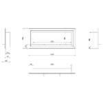 Biokominek Juliet 1500 Kratki