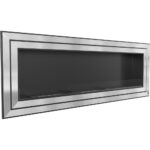 Biokominek Juliet 1800 z szybą Kratki