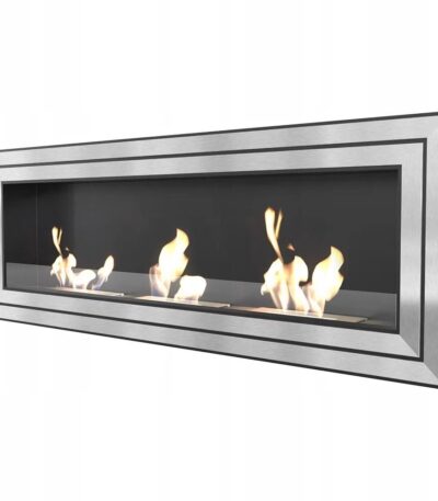 Biokominek Juliet 1800 z szybą Kratki