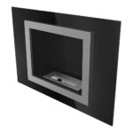 Biokominek Oscar Czarny Kratki