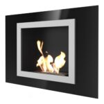 Biokominek Oscar Czarny Kratki