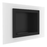 Biokominek Oscar Biały Kratki