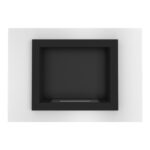 Biokominek Oscar Biały Kratki