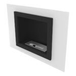 Biokominek Oscar Biały Kratki