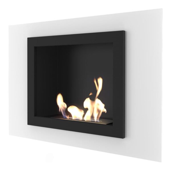 Biokominek Oscar Biały Kratki