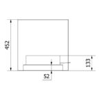 Biokominek Plank Kratki