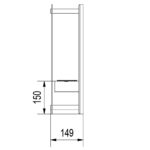 Biokominek Glass Kratki
