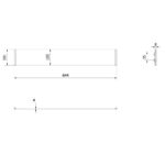 Szyba ochronna do biokominka Delta Flat Kratki