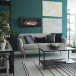 Biokominek Delta Flat z szybą Kratki